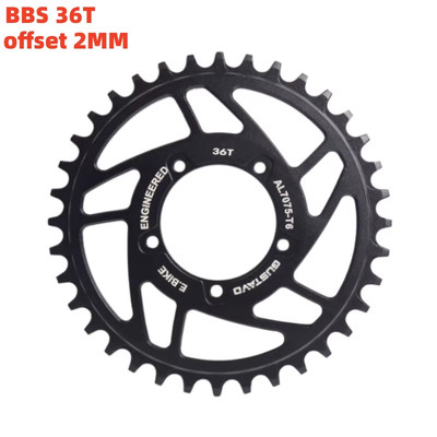 Electric Bike Chain Ring Motorized Bicycle Chain Wheel 32-52T for BAFANG BBS/BBS
