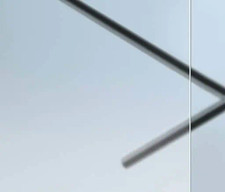 Etched Glass Sheets - 89" x 127" x 1/2" - Nuvola