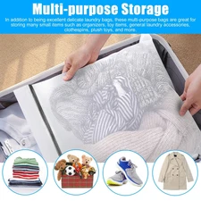 3Zipped Wash Bag Mesh Net Laundry Washing Machine Lingerie Underwear Bra Socks&&