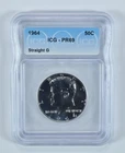 1964 Kennedy Half Dollar Straight G PR69 ICG *6238