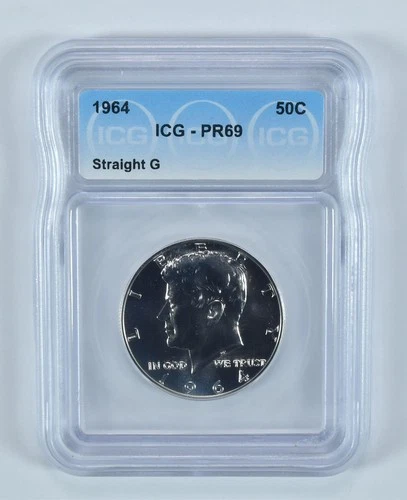 1964 Kennedy Half Dollar Straight G PR69 ICG *6238