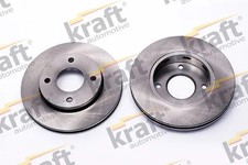 2x Bremsscheibe Vorderachse belüftet 6041485 KRAFT AUTOMOTIVE für SMART