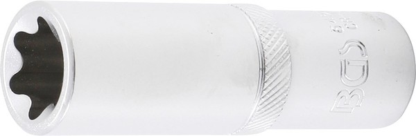 "Bgs STECKSCHLÜSSEL-EINSATZ E-PROFIL, Tief, Innenvierkant 12,5 Mm (1/2\"), Sw E20"-image