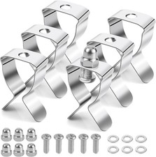 6pcs Clips de Couverture de Puits de Fenêtre, Clips de Couvercle de Puits de Fenêtre de Sous-sol en Acier Résistant