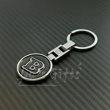 Mercedes Benz Brabus Double-Sided Logo Enamel Keychain US Seller Free Shipping