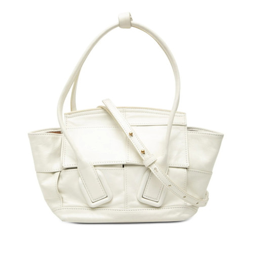 Bottega Veneta Maxi Intrecciato Arco Handbag Shoulder Bag 2-Way Wh... GZl1ikb7