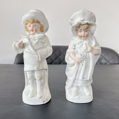 Paar alte deutsche Figuren Oma Opa 