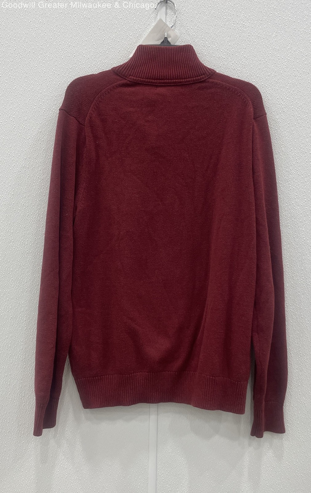 Banana Republic Men Maroon Solid Pullover Sweater… - image 2