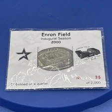 Enron Field Elongated Quarter 2000 Inaugural Season #35/2000 Astros Rare