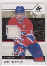 2018-19 Upper Deck SP Game Used Gold Jersey Larry Robinson #93 HOF 1hh
