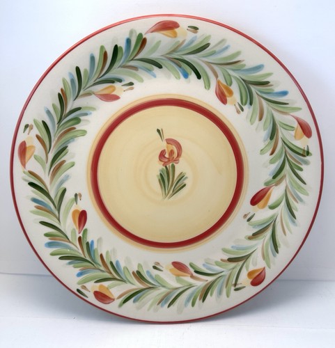 "Plato de cena Gail Pittman Sienna Guirnalda Southern Living At Home 10 3/8"" amarillo"