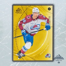 2025-26 SP Game Used MARTIN NECAS Gold /149 #15 Colorado Avalanche