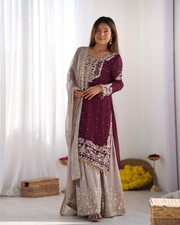 Anarkali Kurta Women Designer Salwar Kameez Plus Size Pakistani Lawn Suit Dress