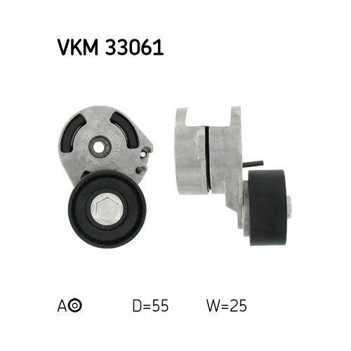 Riemenspanner Keilrippenriemen Skf Vkm 33061 FüR CitroëN Ford Mazda Peugeot Oben-image