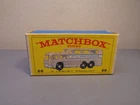 MATCHBOX LESNEY No 66C VINTAGE ORIGINAL BOX FOR GREYHOUND BUS NMINT COND.