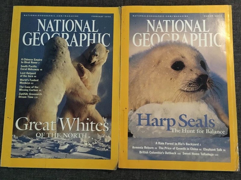 National Geographic February & March 2004 Very Good Condition