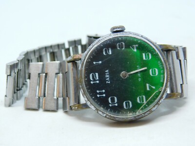 Vintage Zaria Made in USSR Soviet Russia Wind-up Women's Watch For Repairs