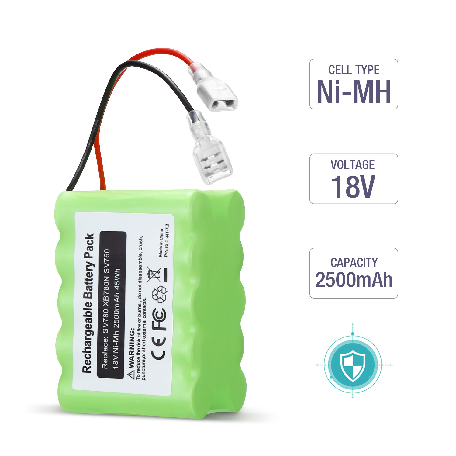 18V NiMH Battery For Shark SV780N XB780N SV760 Cordless Vacuum Cleaners 2.5Ah eBay