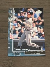 2000 Upper Deck Ovation Center Stage Chipper Jones #CS9 Atlanta Braves  (A)