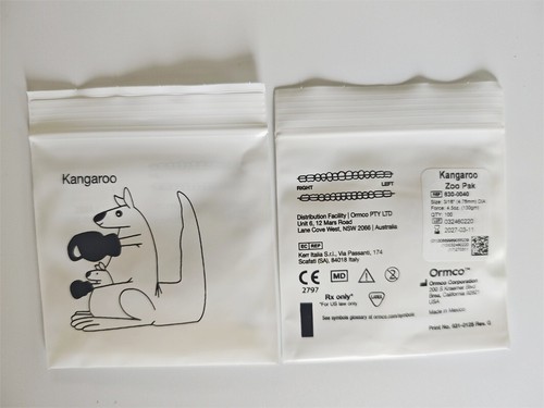 Bandas de goma elásticas dentales ortoelásticas 4,5 oz 3/16" canguro ORMCO parque zoológico 10 paquetes - Imagen 6 de 13