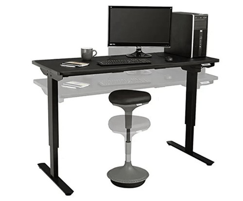 Adjustable Height Active Learning Stool - Padded Office Desk Chair w. Rocking - Picture 4 of 5