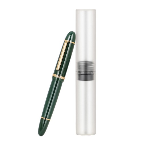 JinHao X159 Acrylic Fountain Pen Metal Gold Silver Clip Fine 0.5mm Nib WritingTB - Picture 37 of 44