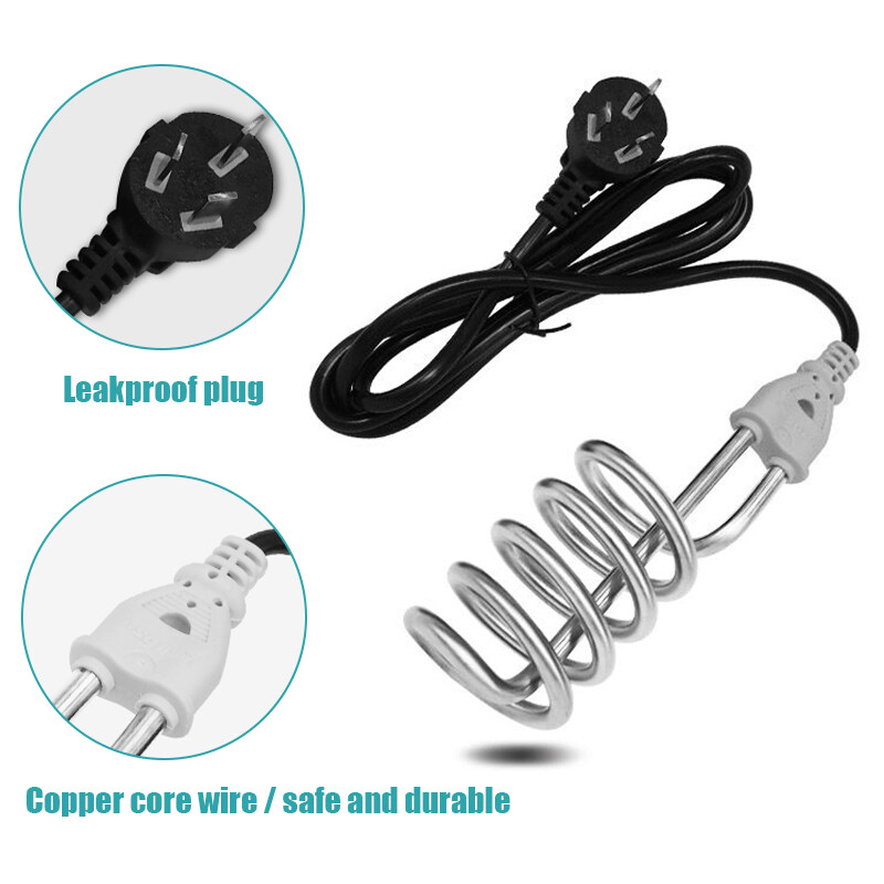 Travel Hot Water immersion Heater Stainless Steel Hot Water Heating