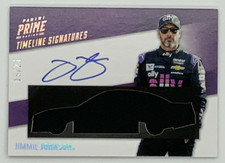 2019 Panini Prime Jimmie Johnson Autographed Race Used Relic Card Auto 12/25 SSP