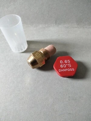 Gicleur DANFOSS 0,65 60°S Débit 0.65 USgal/h angle 60° Type S chaudière Fioul