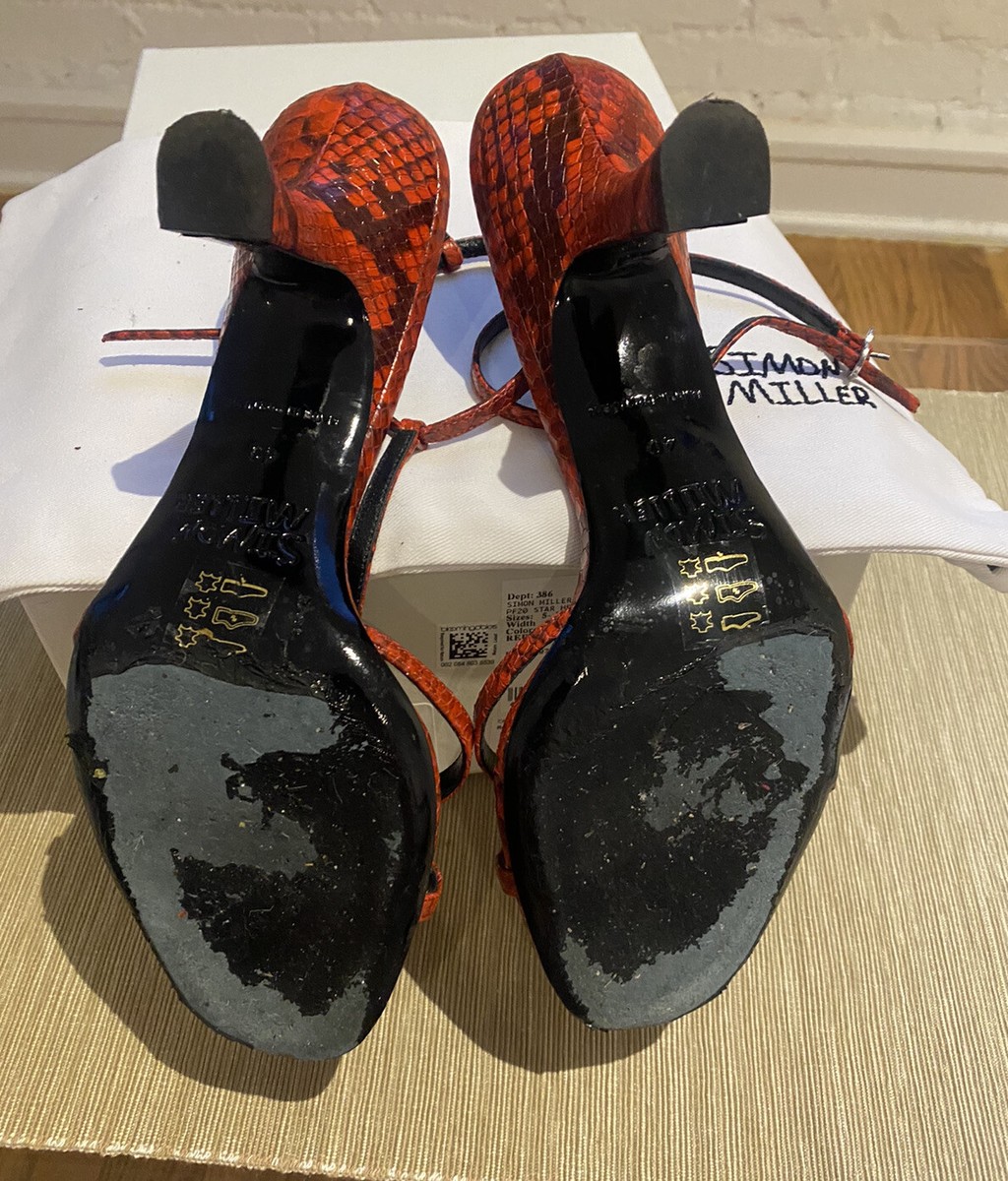 【関税込み】SIMONMILLER ヒール SIMON MILLER WOMENS STAR T STRAP HIGH HEEL SANDALS SIZE 10