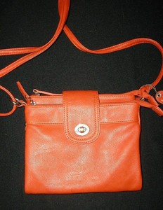 clarks orange bag