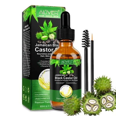 P-BEAUTY Olio di ricino olio di ricino pelle capelli barba ciglia unghie cura spremuto a freddo puro vegan