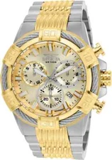 Invicta Men's Bolt 25864 51mm Chronograph Two Tone Stainless Steel Swiss Watch