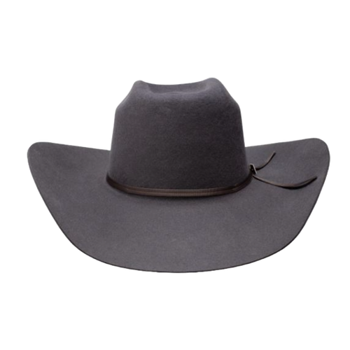 Resistol 9th Round Granite Grey Western Cowboy Hat RW9TRD-CJ4249 - Picture 2 of 30