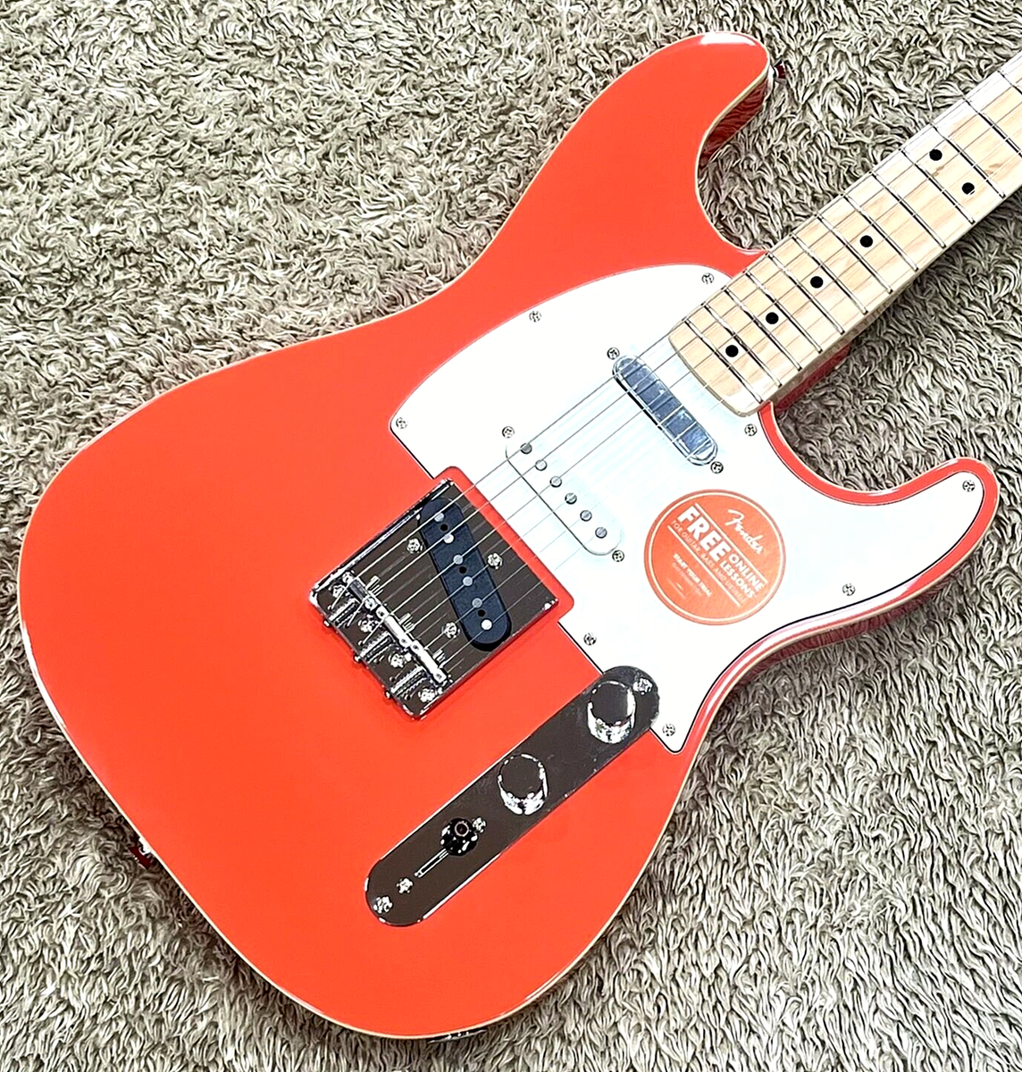 SQUIER FSR Paranormal Custom Nashville Stratocaster Fiesta Red