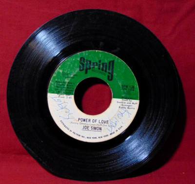 Joe Simon   Power Of Love / The Mirror Don't Lie - 1972 Spring  7'' 45 Single