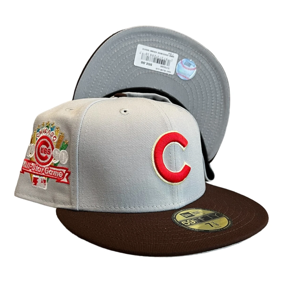 Casquette New Era 59FIFTY Chicago Cubs All-Star Game 1990 – Noire Laine Taille 7 7/8