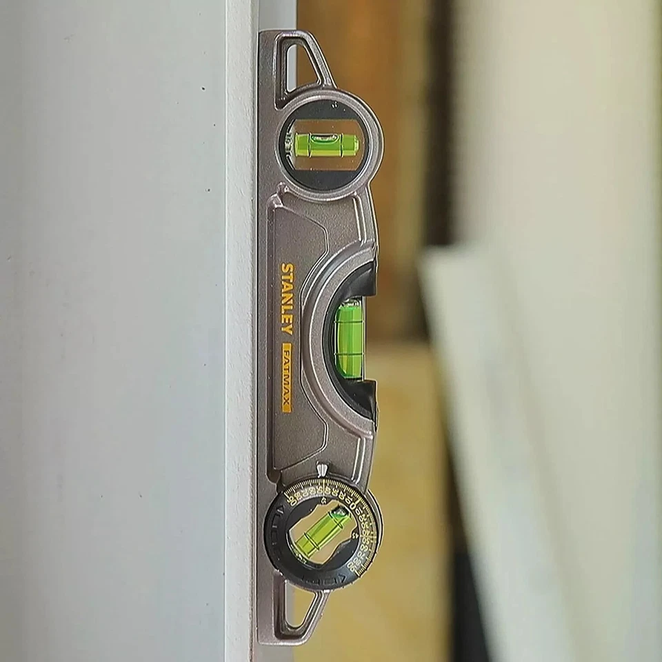 STANLEY 43-609I 9-inch Aluminium Fatmax Xtreme Magnetic Torpedo Level Premium - Image 4 of 4