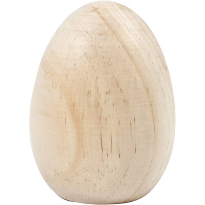 BASTELMATERIAL HOLZEI HOLZ-EI 8 cm ZUR INDIVIUELLEN GESTALTUNG OSTERN BASTELN