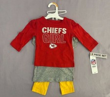 NFL Team Apparel Baby/Toddler 3 Pc Tops and Bottom Set