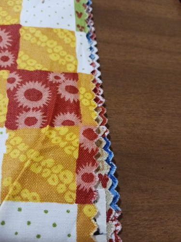 Bloomcraft Material Sunshine And Shadow Fabric 5 Pieces Zig Zag - Picture 12 of 12