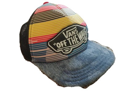vans rainbow hat