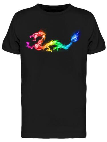 Rainbow Fire Dragon Tee Men's -Image by Shutterstock - Picture 1 of 2