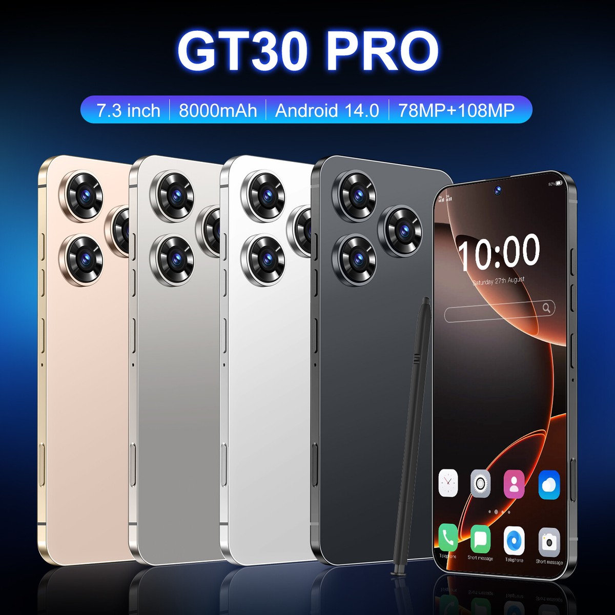 未使用 Android スマートフォンGT30 Pro 8GB/256GB 未使用 Android スマートフォンGT30 Pro 8GB/256GB s-l400.jpg