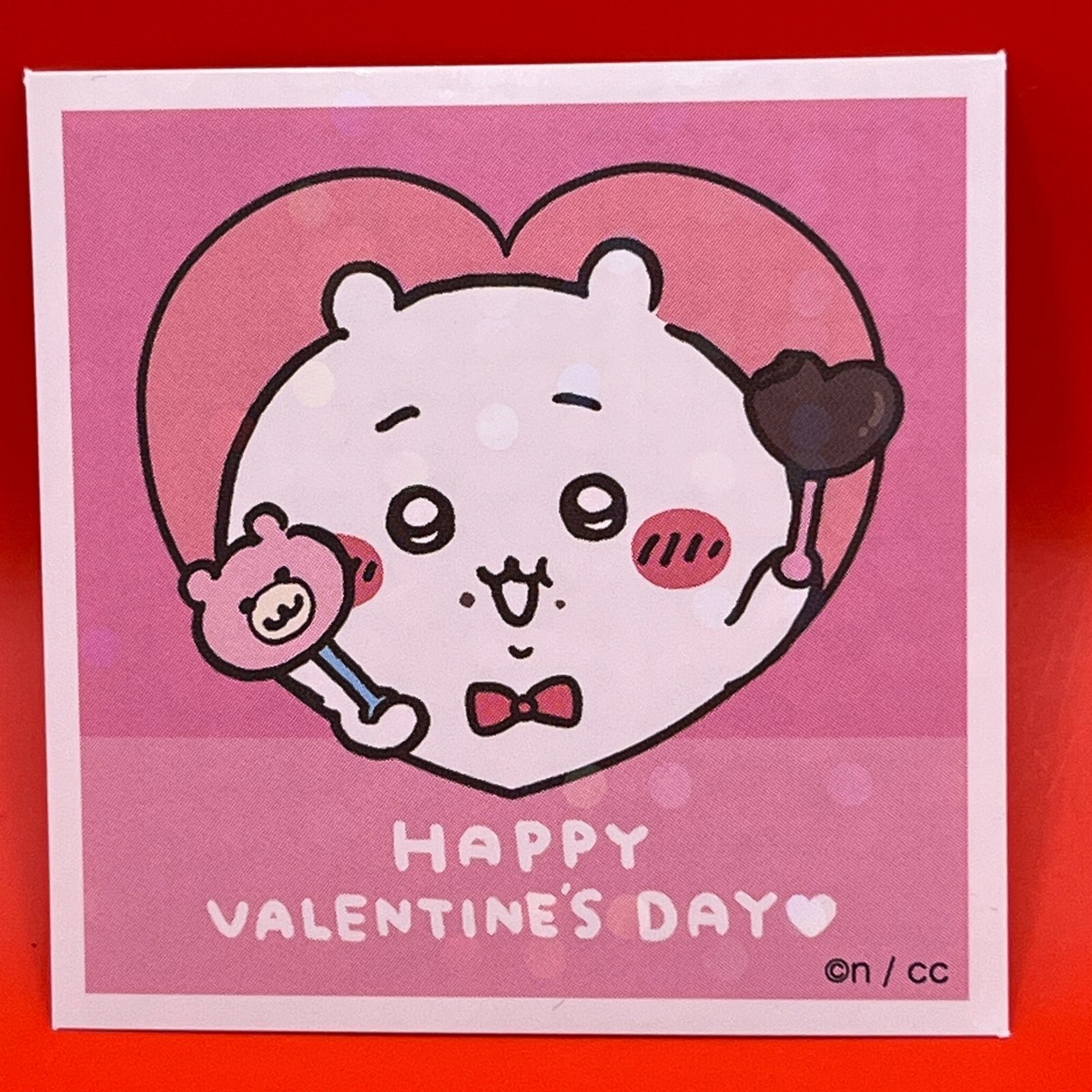 4044　こちらは専用です Chiikawa Character Sticker Seal No.105 Happy Valentine's Day