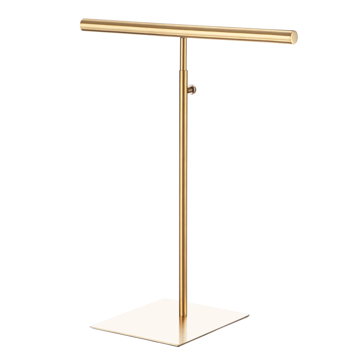 Gold t bar jewelry stand outlet