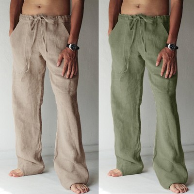 cotton drawstring yoga pants