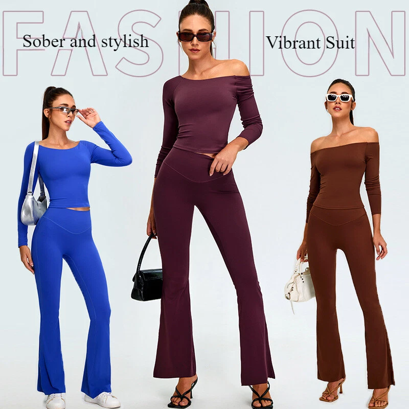New Outdoor Seamless Sportswear Yoga Wear Wide Leg Running Fitness Wear
Opens in a new window or tab