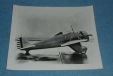 Vintage Photo Boeing P-26A Aircraft Right Side View