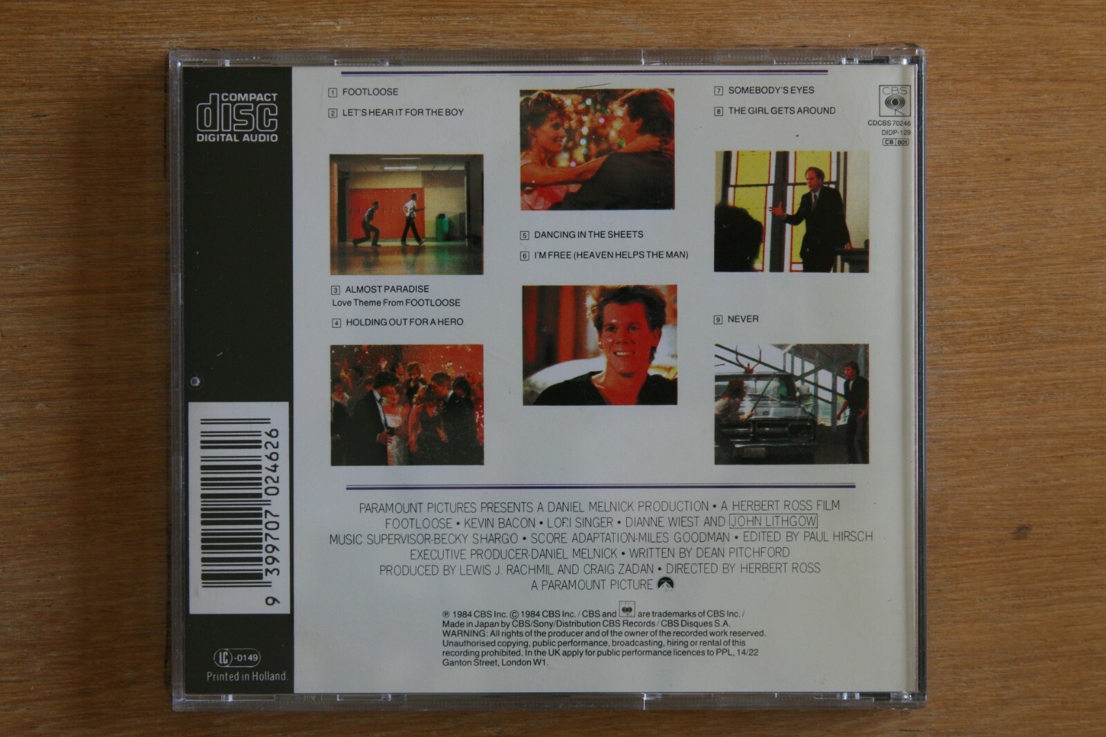 Footloose (Original Motion Picture Soundtrack) (Box C739) eBay